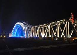 Lineart Lighting linear light for bridge