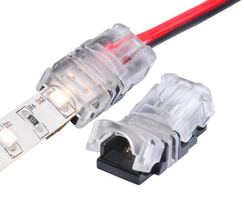 LED Flex Strip Easy Accssories Connectors IP20& IP65 strip to strip/strip to wire