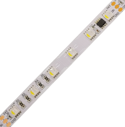 24 V RGBW SPI SM16704 LED Pixel Strip 10 Pixel 19.2 W metri 10 mm PCB-lineart valaistus