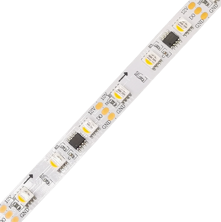 DC12V RGBW LED-pikselinauha SPI TM1824 20 pikseliä 19.2 W metri 10 mm PCB - lineart valaistus