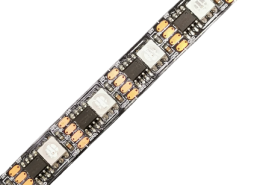 Individuall Pixel addressable LED StripDC12V_RGBW_SPI_LED_Pixel_Strip_GS8208_60Pixel_14.4W__a_Meter_10mm_Black_--lineart lighting