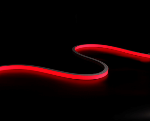 Top Bending RGBW LED Flex Neon Top2020 Red