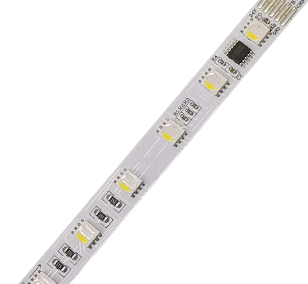 DC24V RGBW DMX512 programmable LED_Strip IC TM512 12_Pixel 18W 72 LEDs a meter-